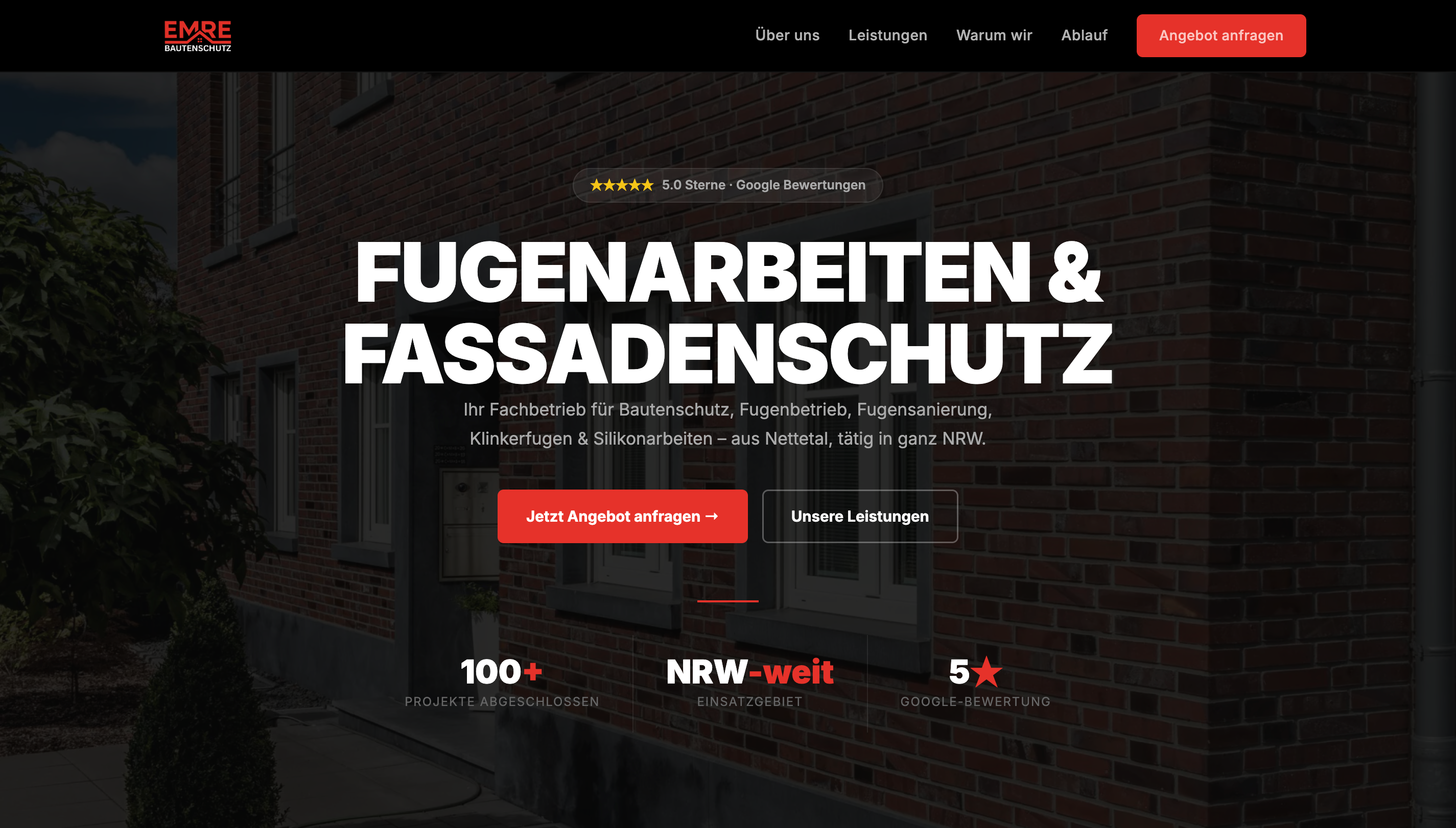 Emre Bautenschutz Website